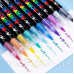 Маркер-кисть GuangNa Acrylic GN.8101 12 кольорів для творчості, малювання, DIY