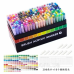 Акрилові маркери GuangNa GN.8101 Brush Tip 200 шт|Художні маркери з пензлевим наконечником