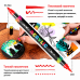 Акрилові маркери Flysea Dual Tip двосторонні 24 кольори, зі збільшеним запасом чорнила, для будь-яких поверхонь Акрилові маркери Flysea Dual Tip двосторонні 24 кольори, зі збільшеним запасом чорнила, для будь-яких поверхонь